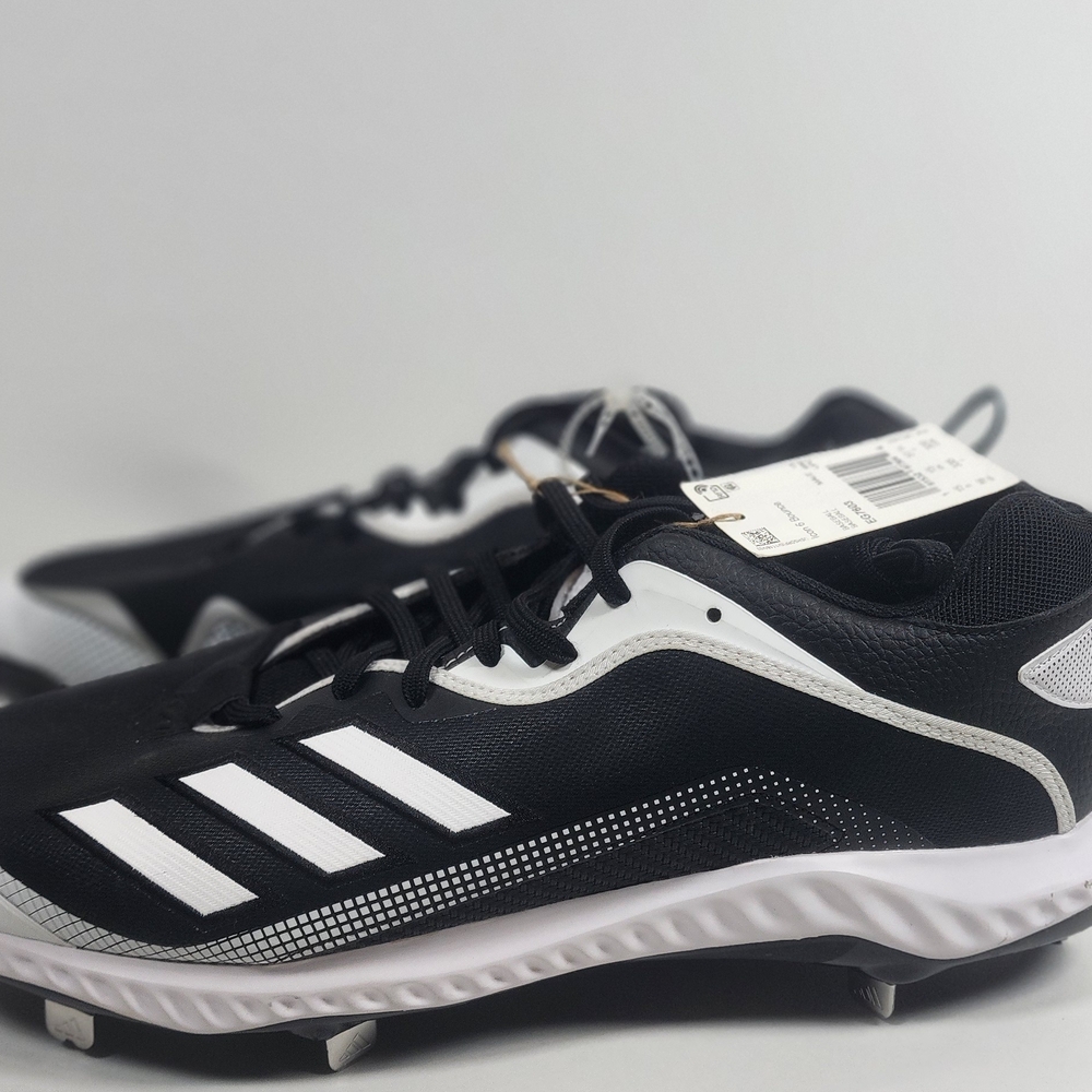 Adidas Men's‎ Black and White Athletic Shoes